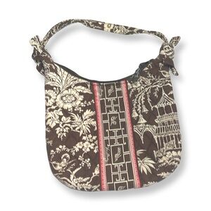 Vera Bradley Imperial Toile discontinued pattern Small Quilted Handbag